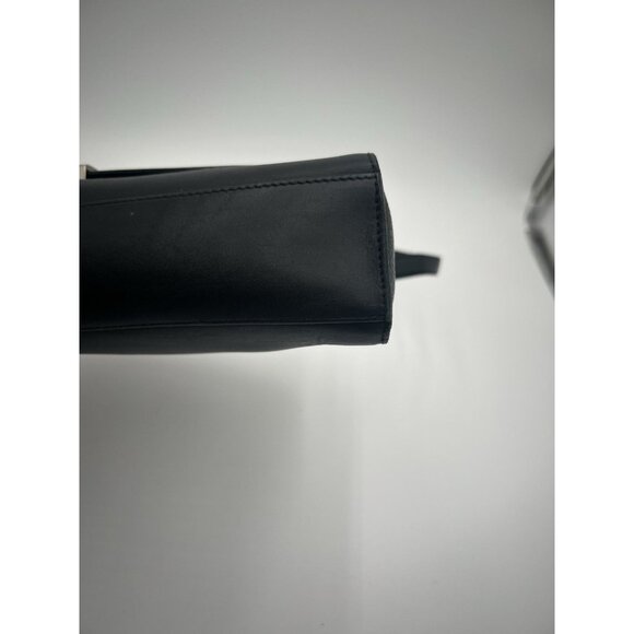 VTG Rare 90's Coach Bridle Flap Satchel Bag Purse E8E-6702 Made In Italy Black - Picture 9 of 15